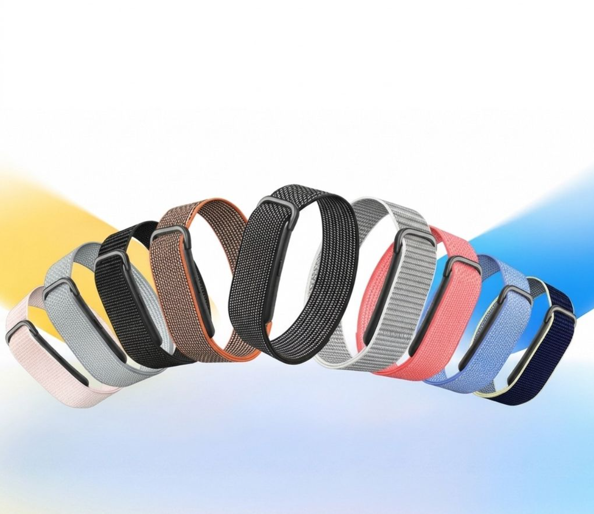 Screenless Smart Health Band - Full color range lineup